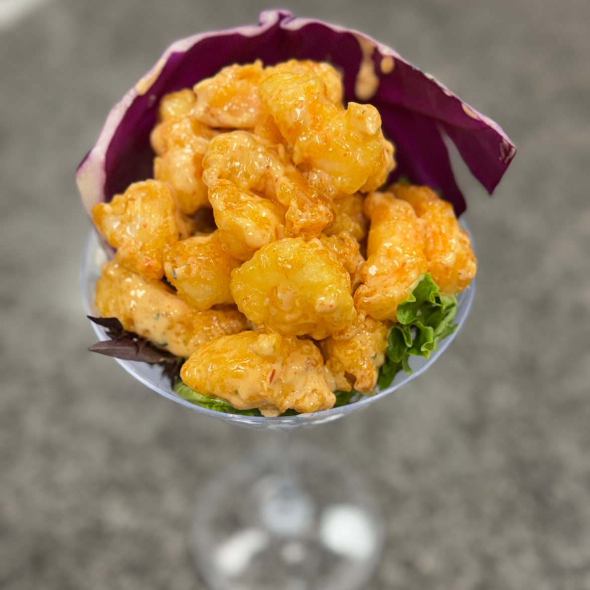 Spicy Rockin' Shrimp Tempura.